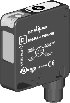Product image of article S60-PA-5-W08-PH from the category Optoelectronic sensors > Contrast sensors by Dietz Sensortechnik.